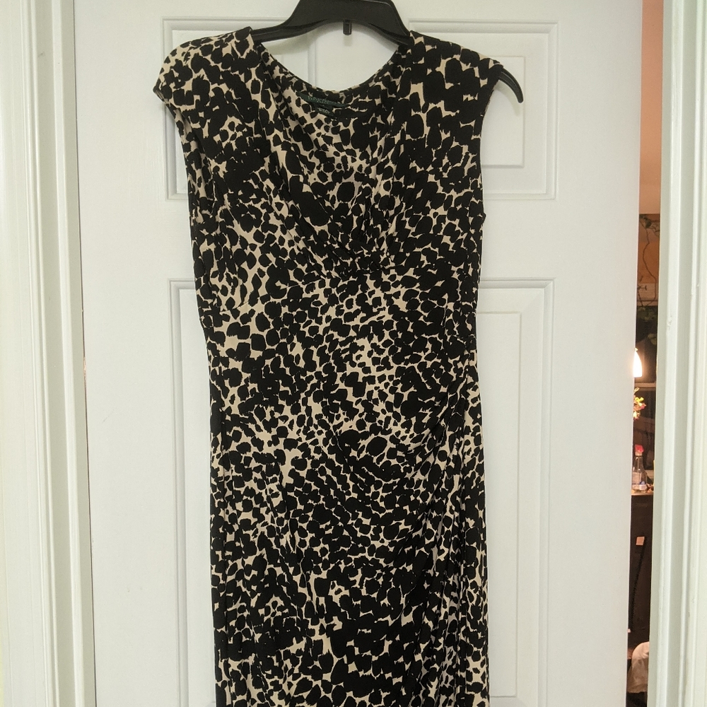 Leopard print ralph lauren dress